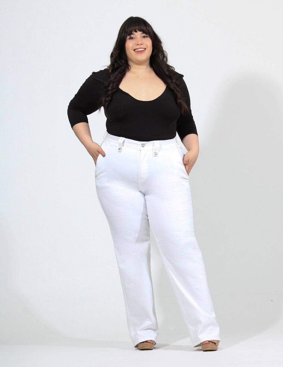 Jeans wide leg para mujer