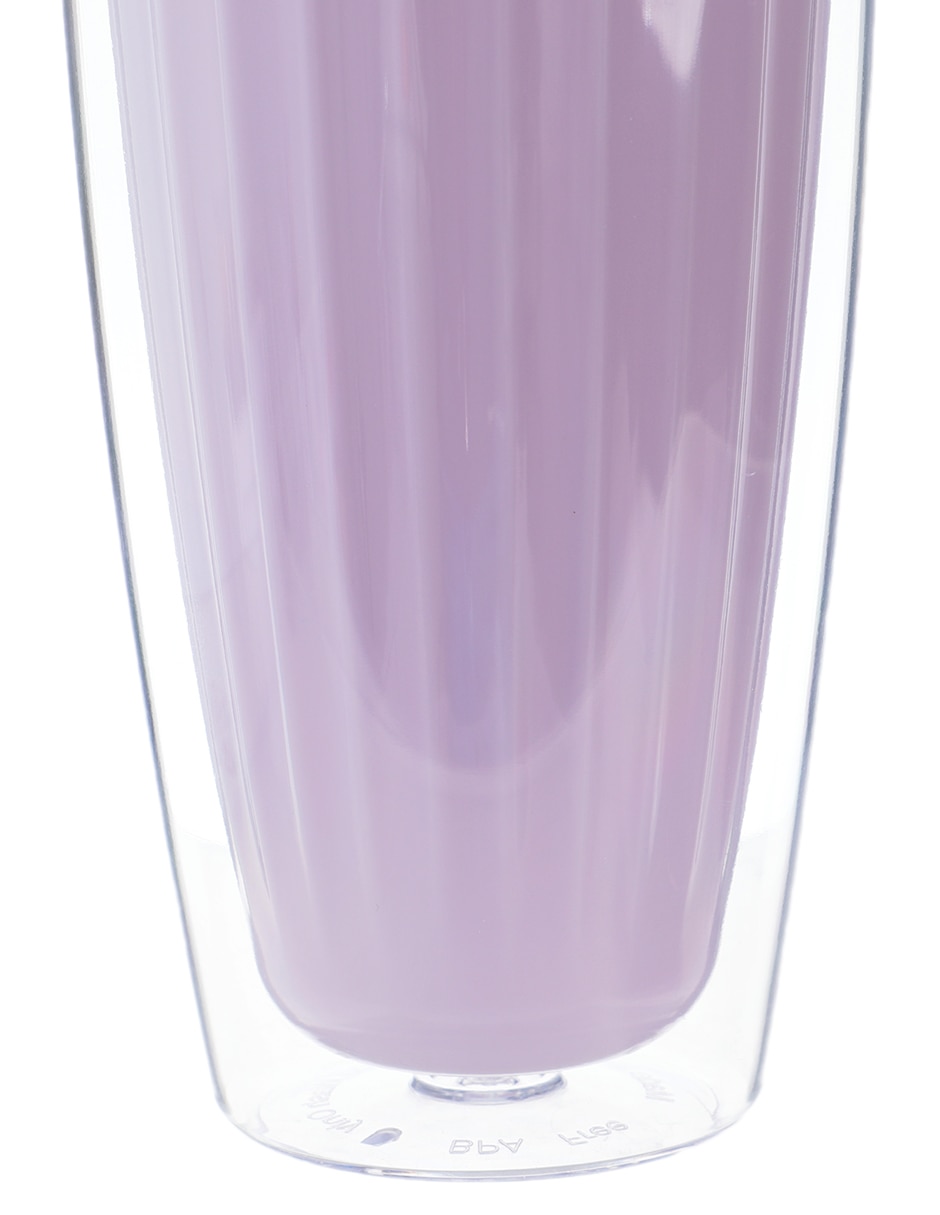 Vaso con tapa y popote 3