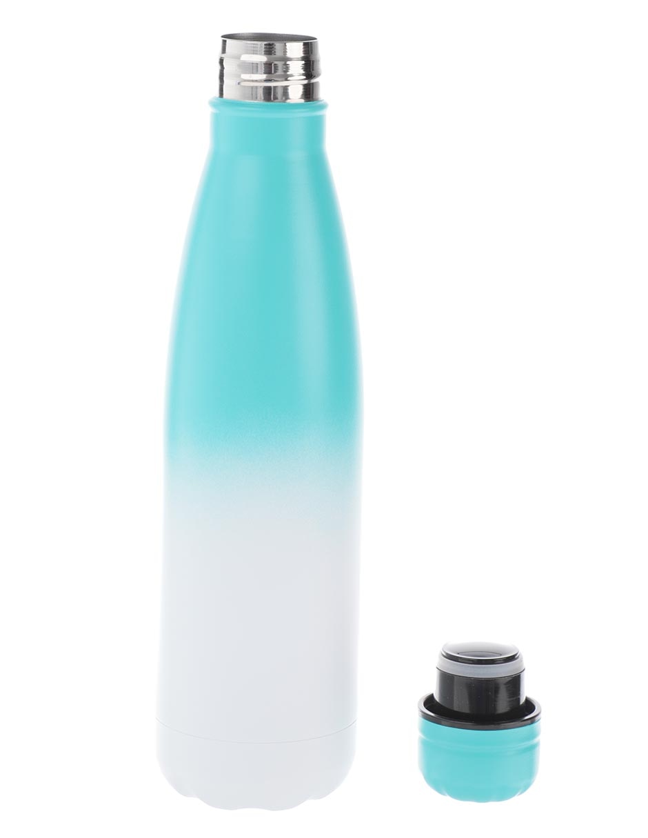 Botella de agua de acero inoxidable con tapa rosca 500 ml 4