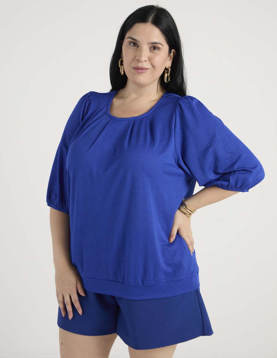 Blusa manga 3/4 para mujer 1
