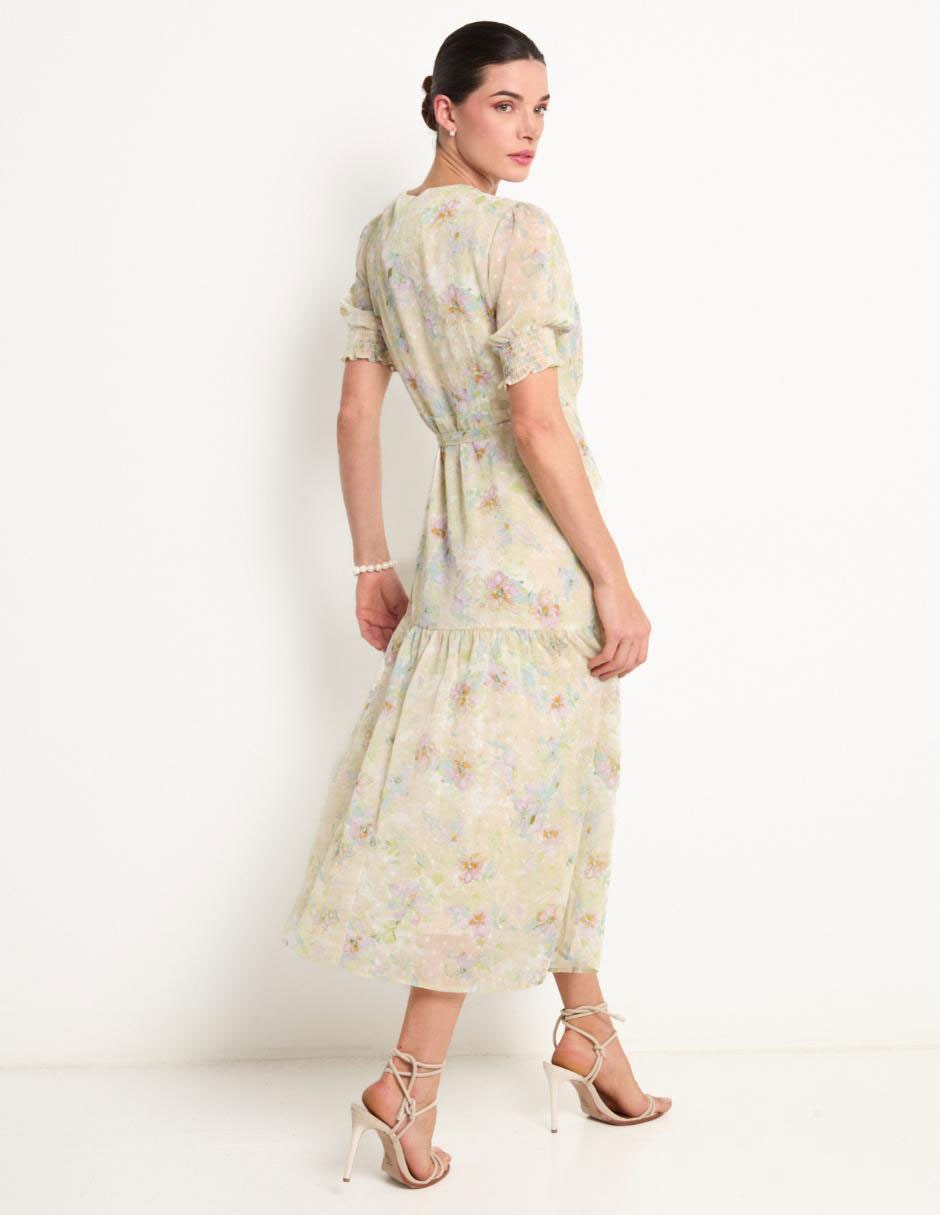 Vestido midi casual para mujer