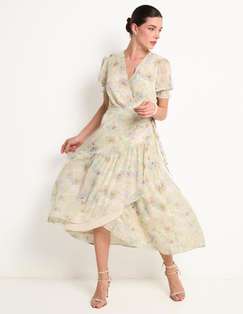 Vestido midi casual para mujer