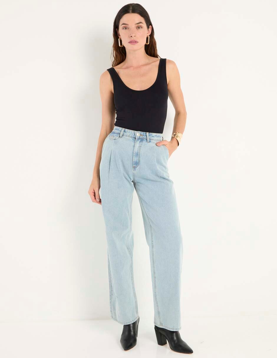 Body con escote bajo para mujer 3