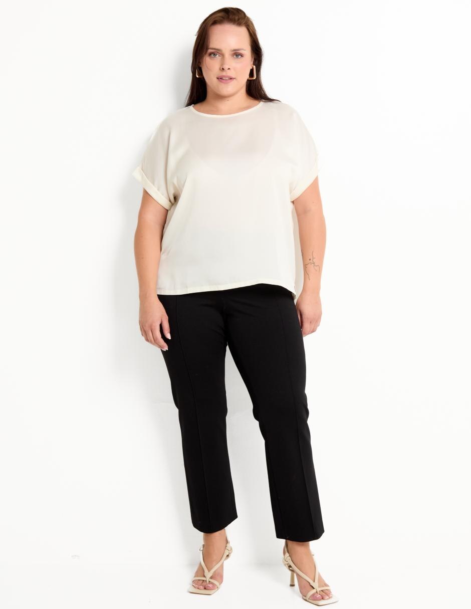 Blusa manga corta para mujer 3