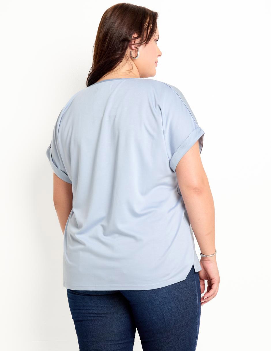 Blusa manga corta para mujer 2