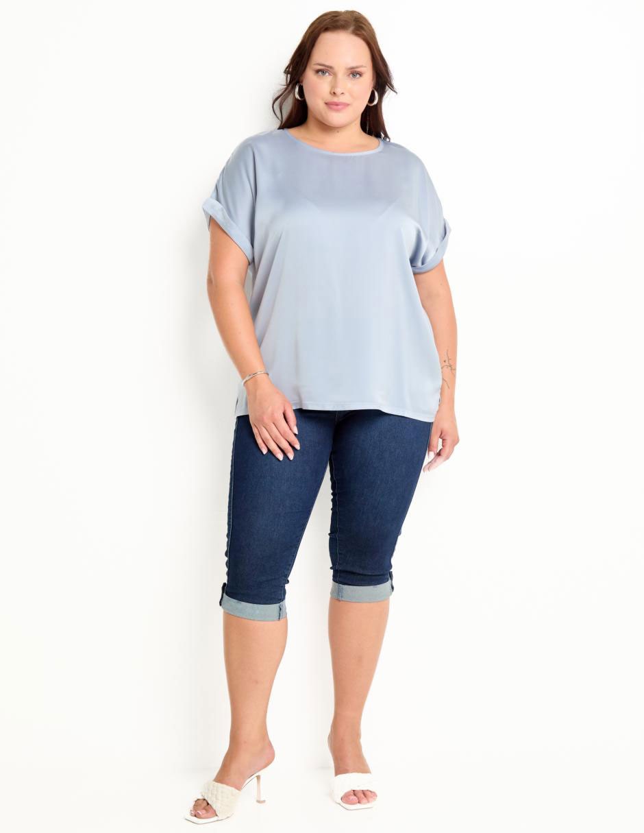 Blusa manga corta para mujer 3