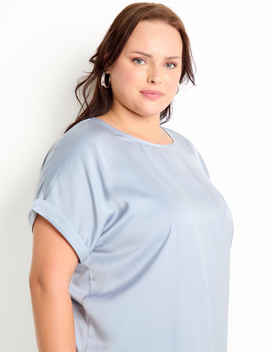 Blusa manga corta para mujer 4