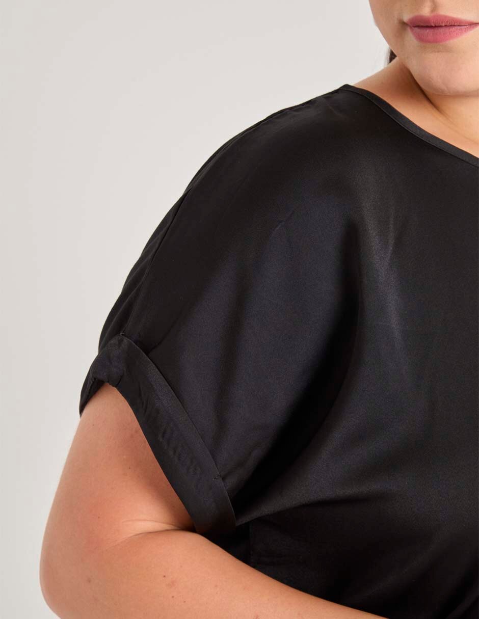 Blusa manga corta para mujer 4