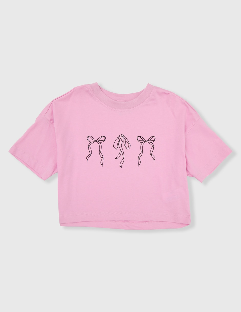 Playera manga corta para niña Playera manga corta para niña