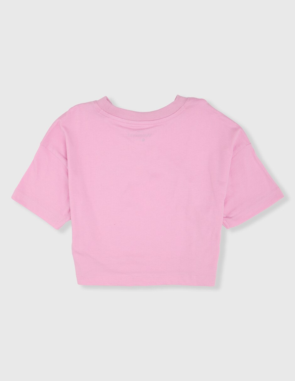 Playera Weekend manga corta para niña