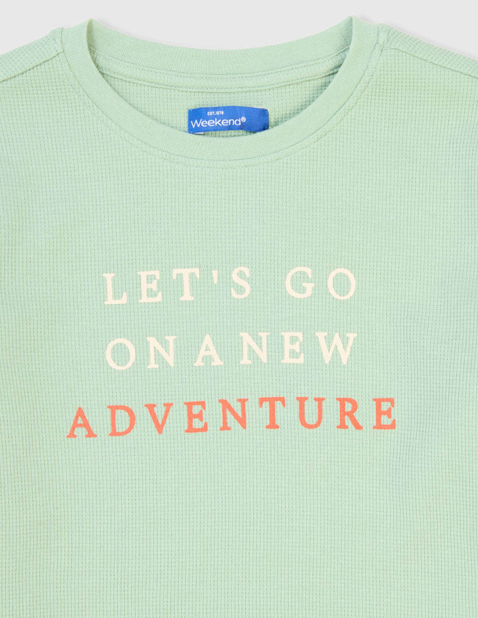 Playera manga larga para niño 4