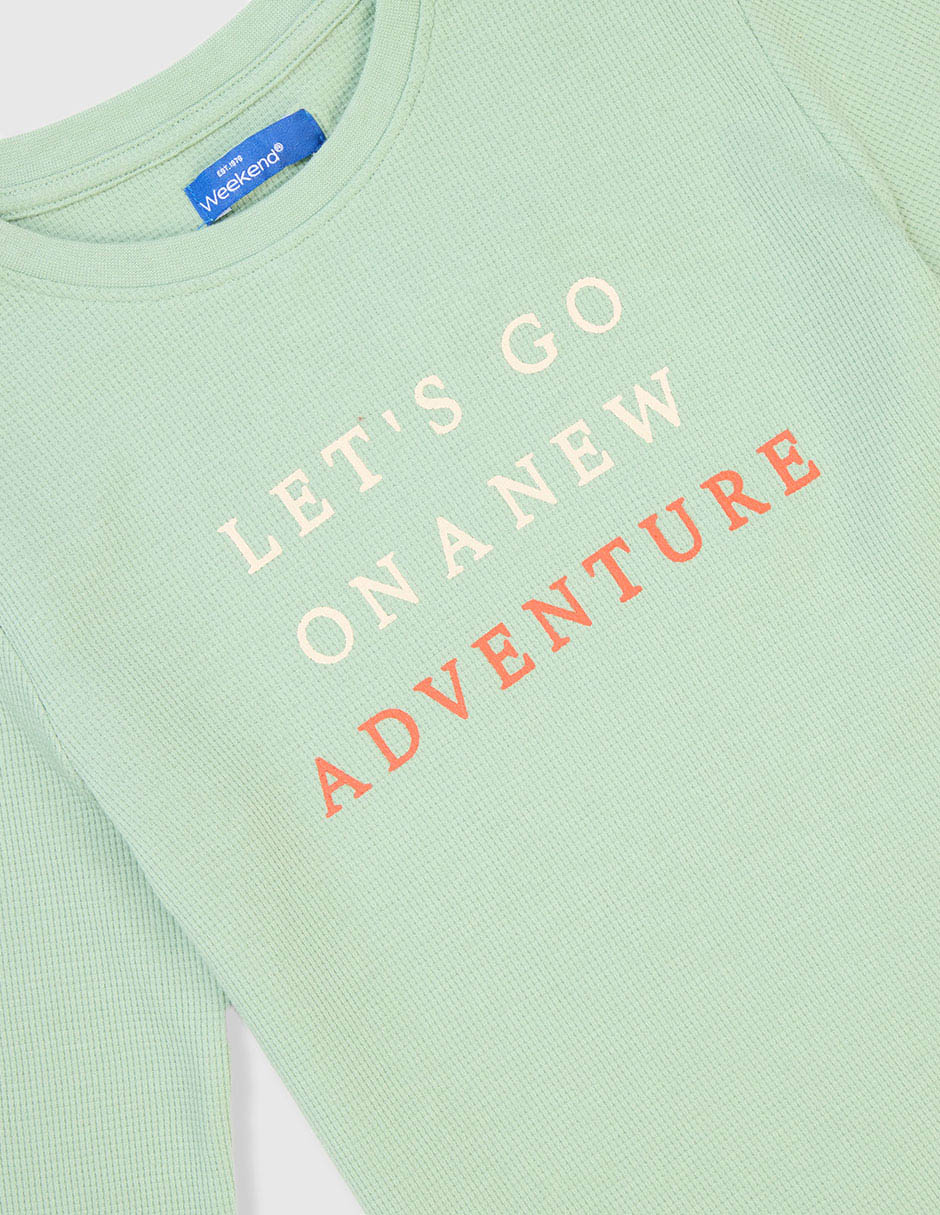 Playera manga larga para niño 6