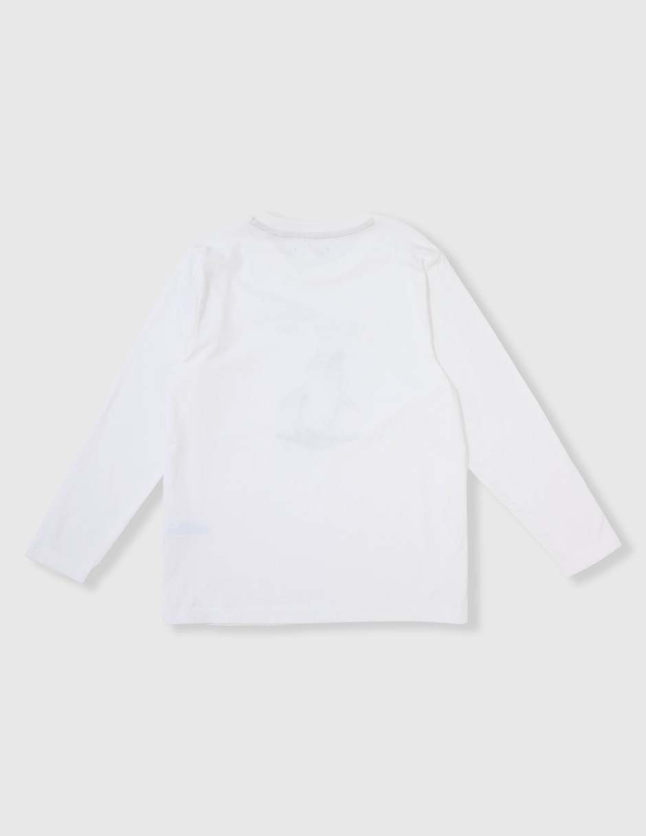 Playera manga larga para niño