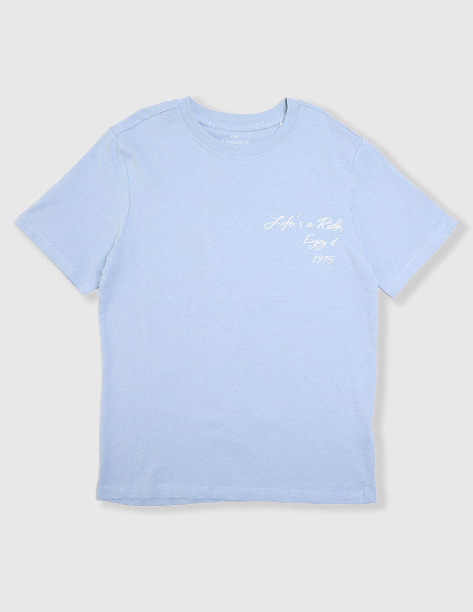 Playera manga corta para niño Playera manga corta para niño