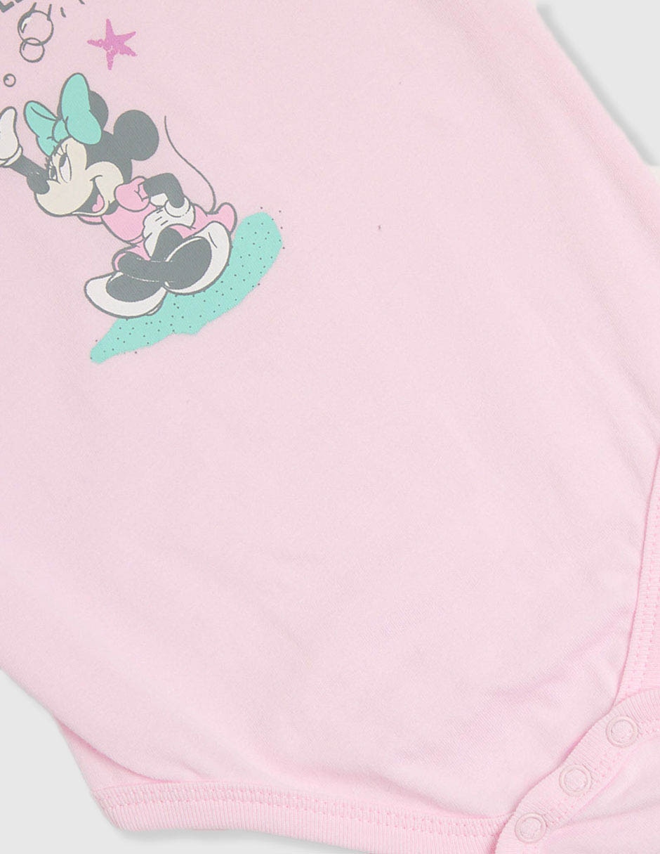 Conjunto Disney DTR Minnie Mouse de algodón para bebé niña 4 piezas