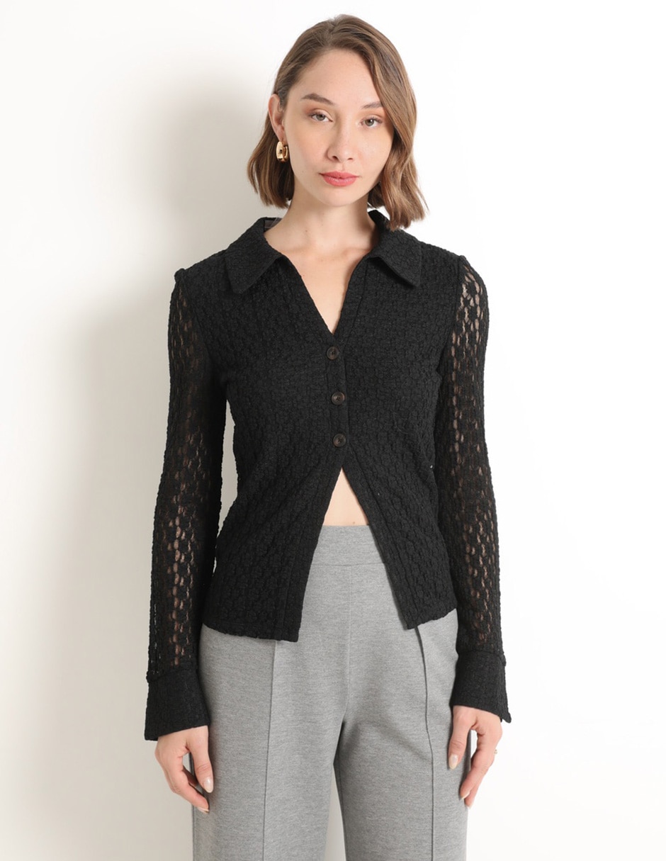 Blusa manga larga para mujer Blusa manga larga para mujer