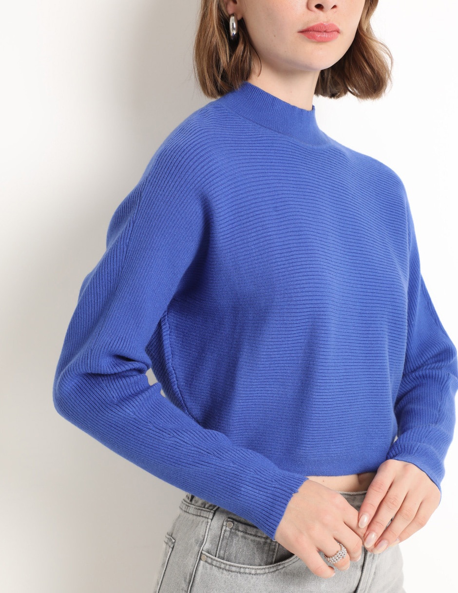 Suéter cuello alto para mujer 2