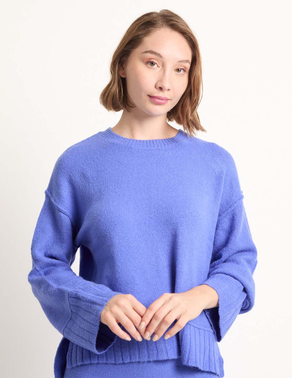 Suéter cuello redondo para mujer Suéter cuello redondo para mujer