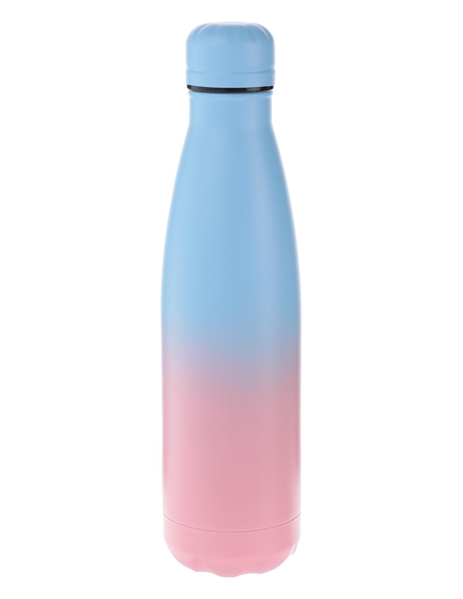 Botella de agua de acero inoxidable con tapa rosca 500 ml