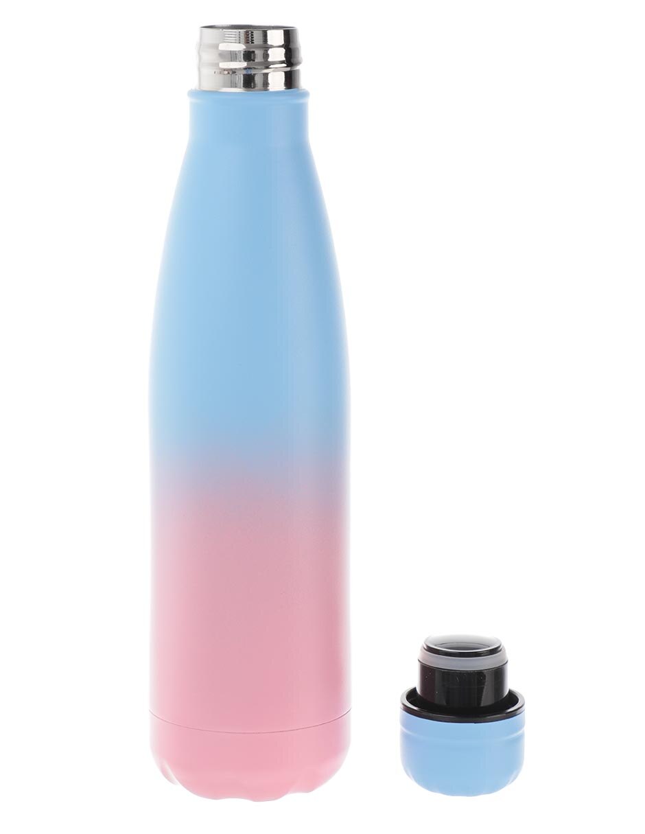 Botella de agua de acero inoxidable con tapa rosca 500 ml 4