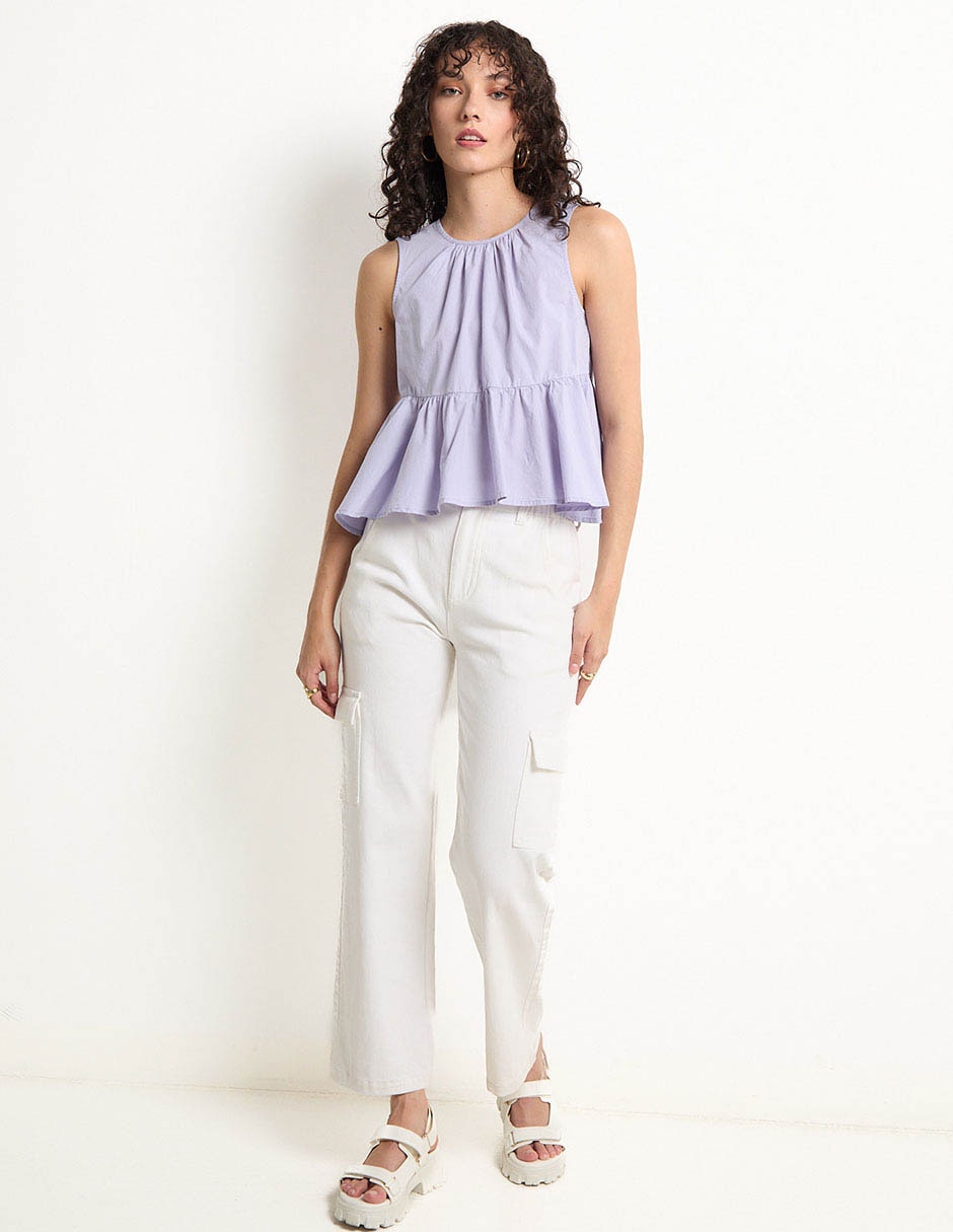 Blusa Morethanangels manga larga para mujer 4