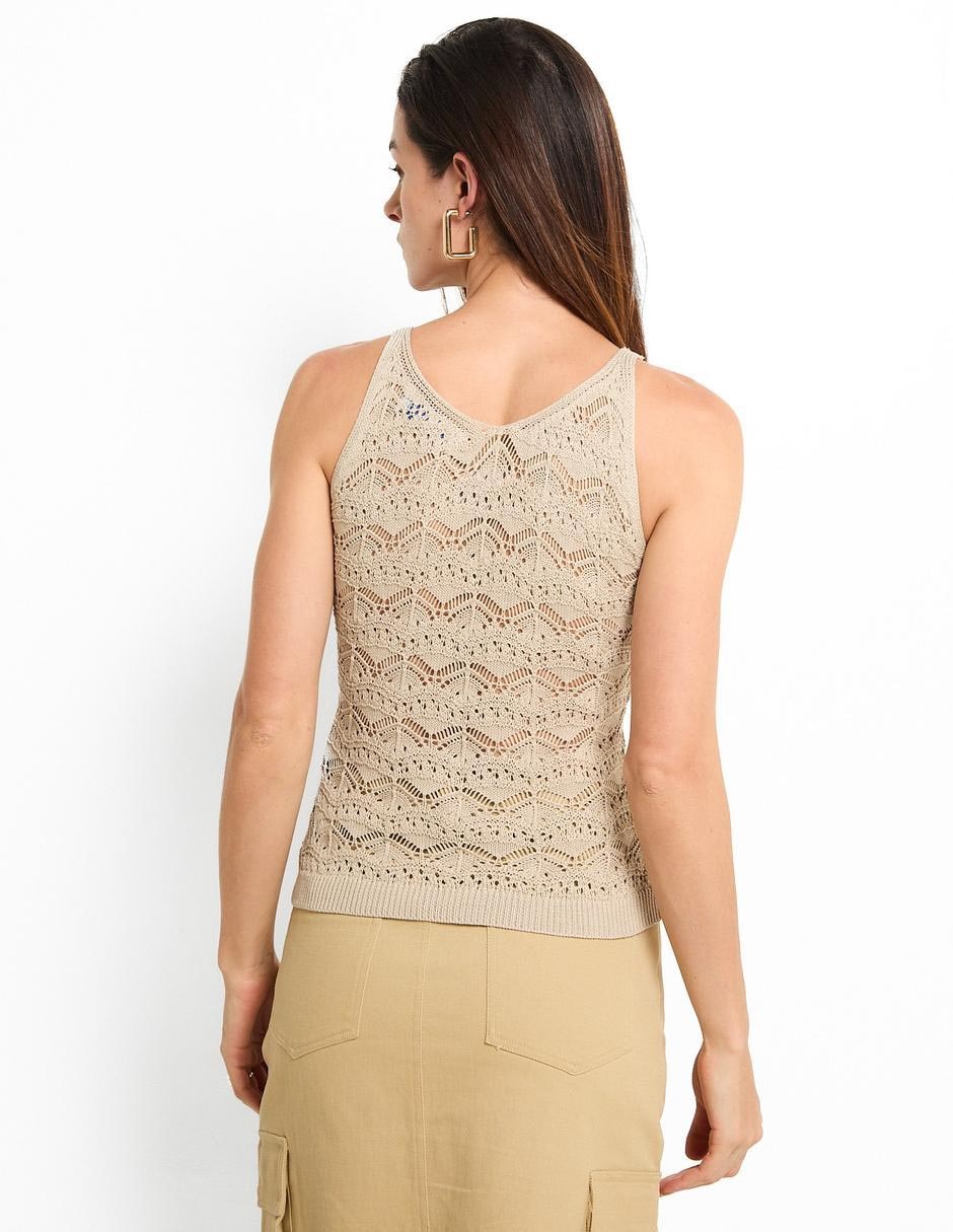 Top escote v