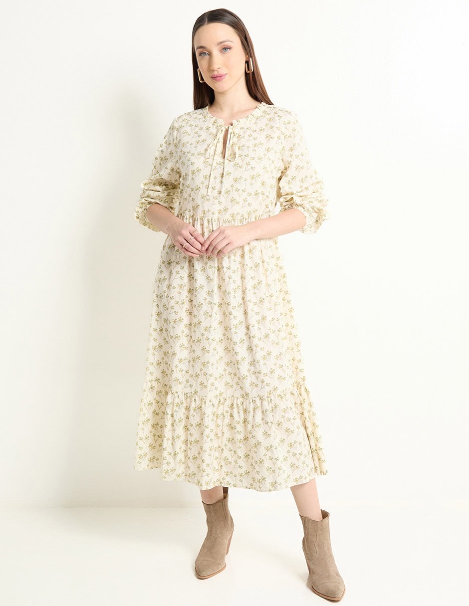 Vestido midi casual para mujer