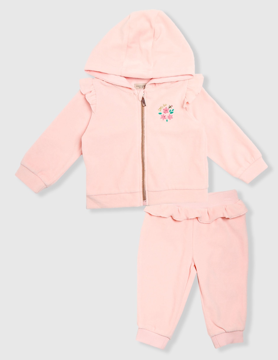 Conjunto de algodón para bebé niña 2 piezas