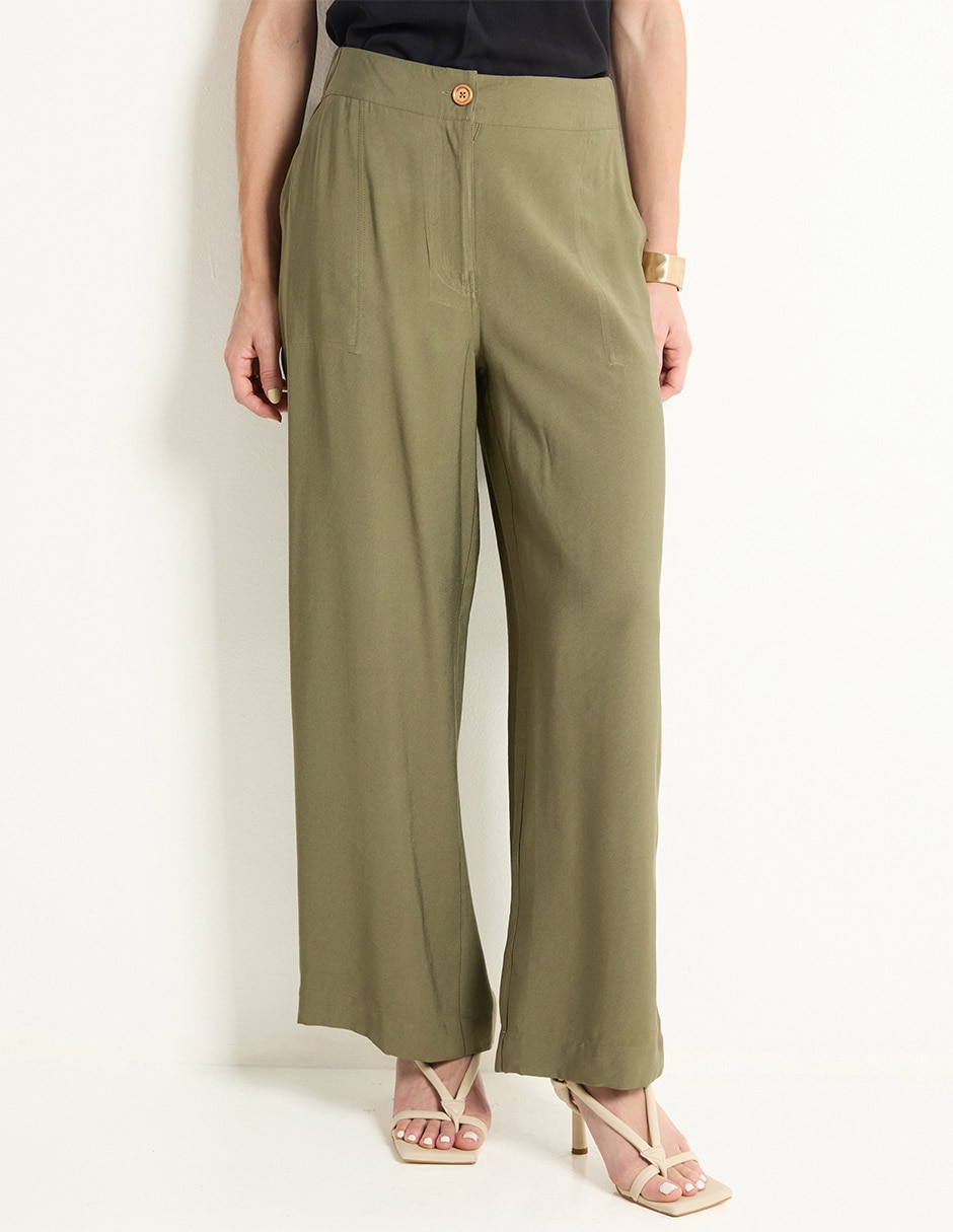Pantalón relaxed amplio para mujer Pantalón relaxed amplio para mujer