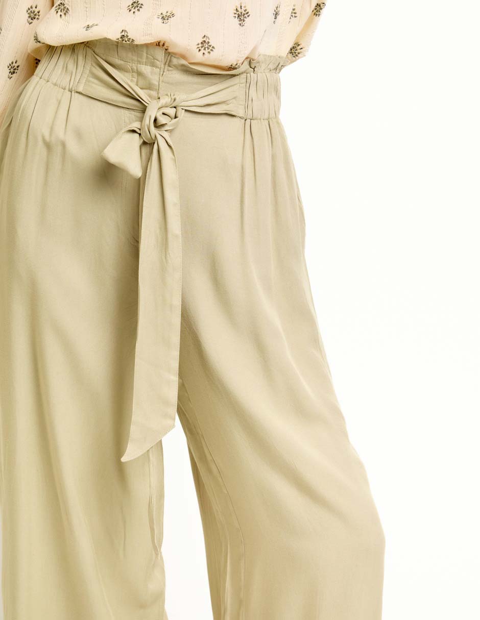 Pantalón relaxed amplio para mujer
