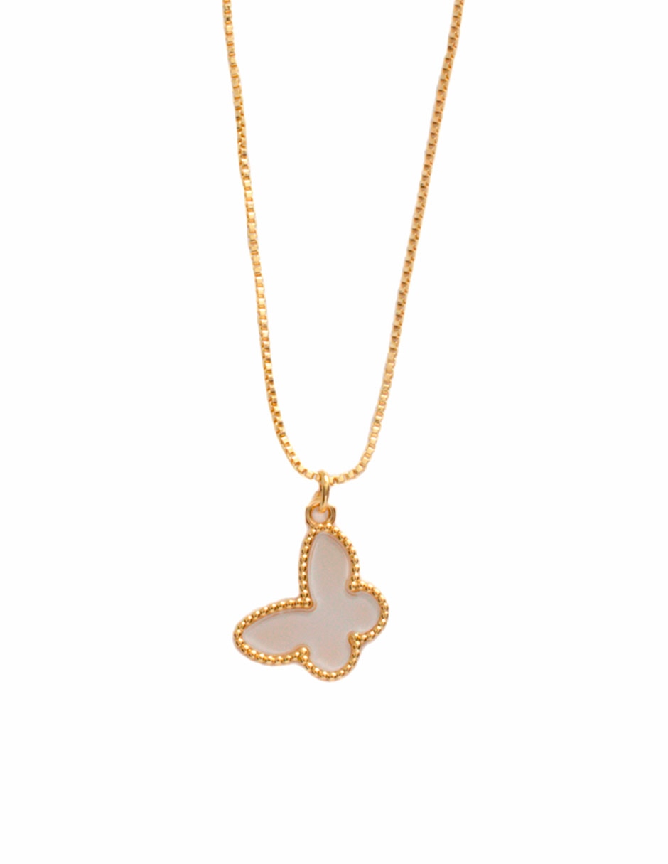 Collar de mariposa Dora 18 K
