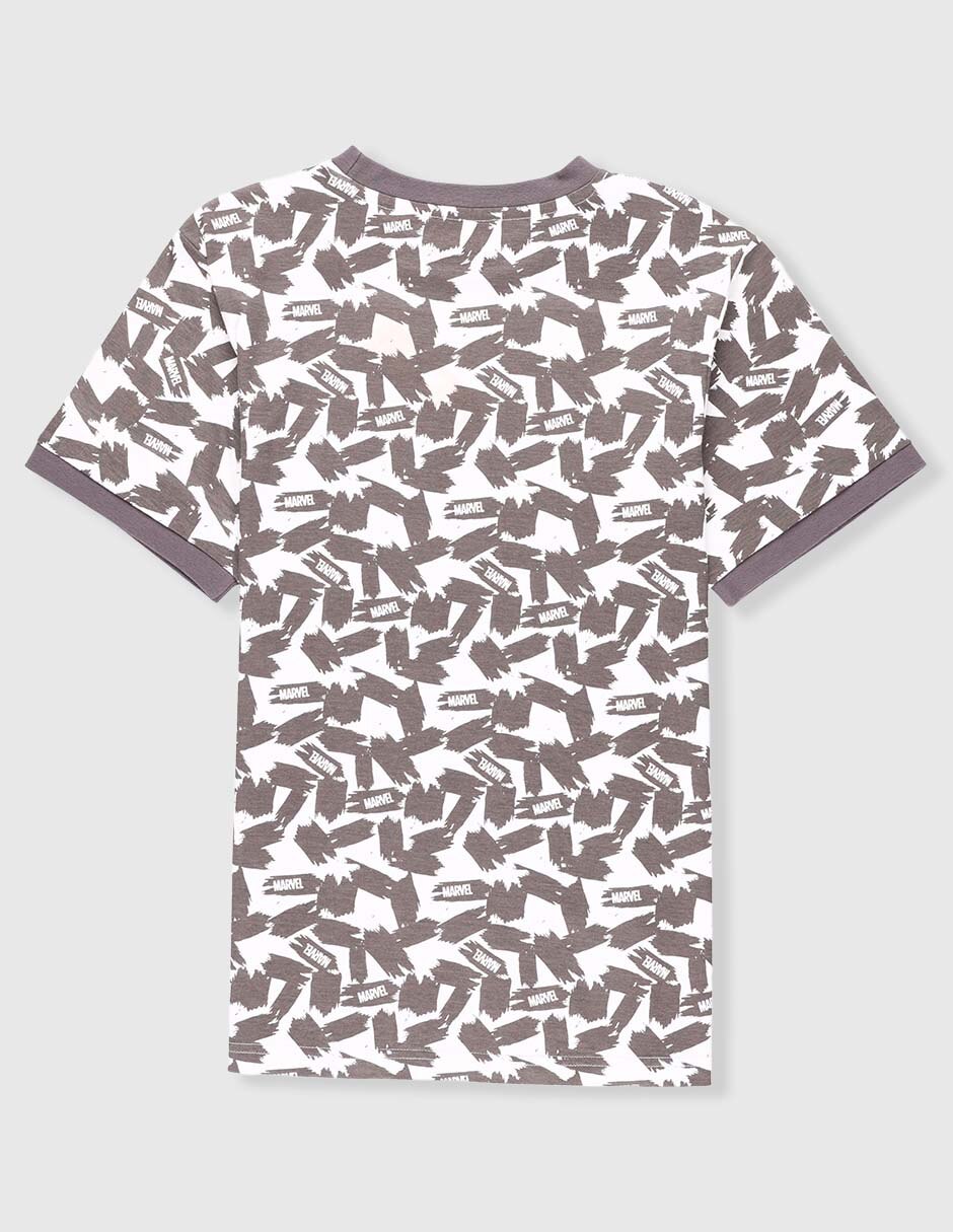 Playera Marvel Dtr manga corta para niño