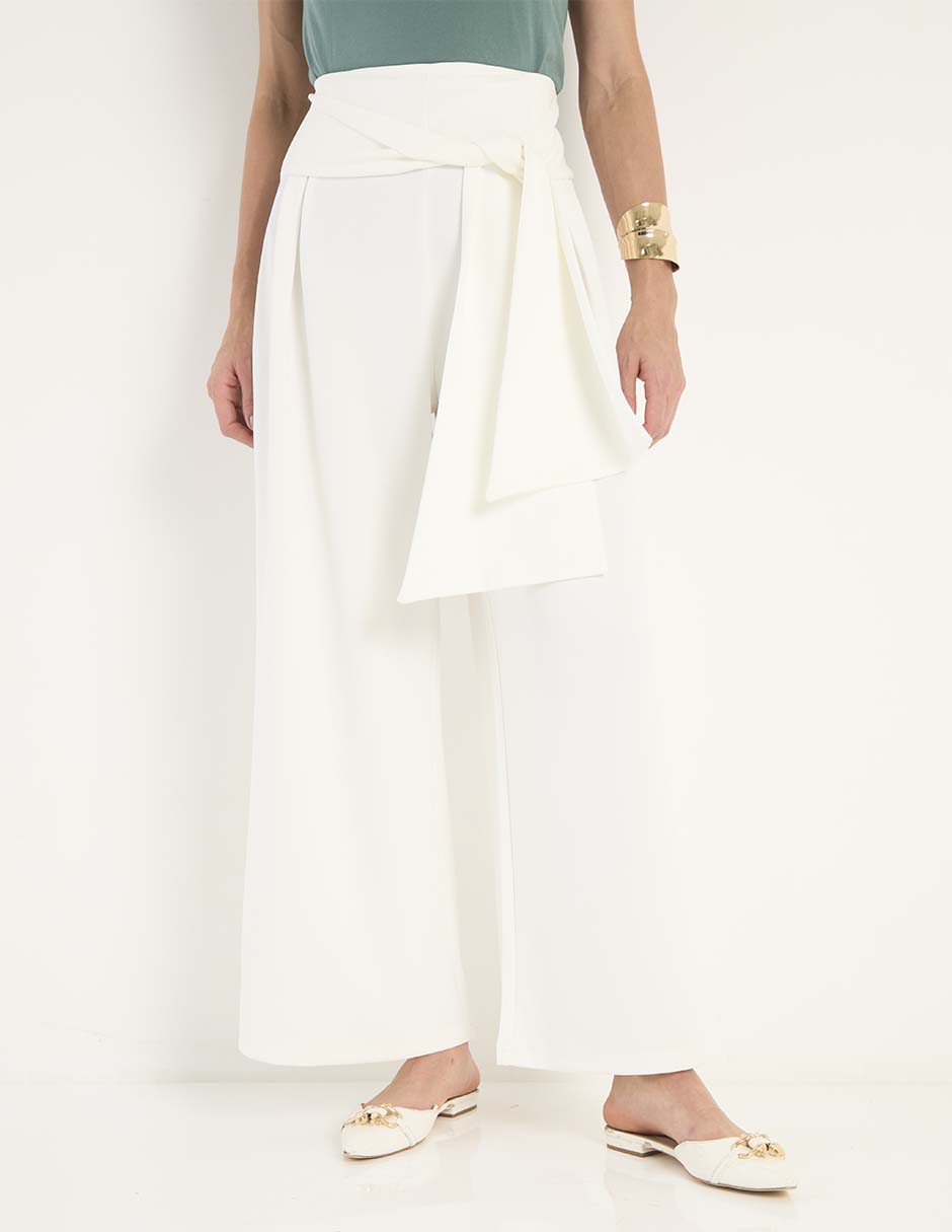 Pantalón relaxed acampanado para mujer Pantalón relaxed acampanado para mujer