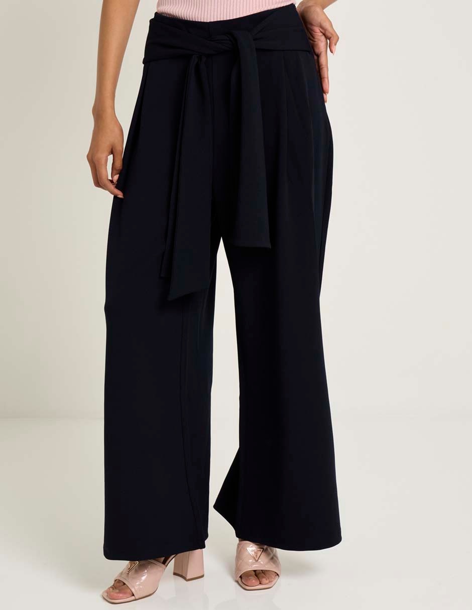 Pantalón relaxed acampanado para mujer 1