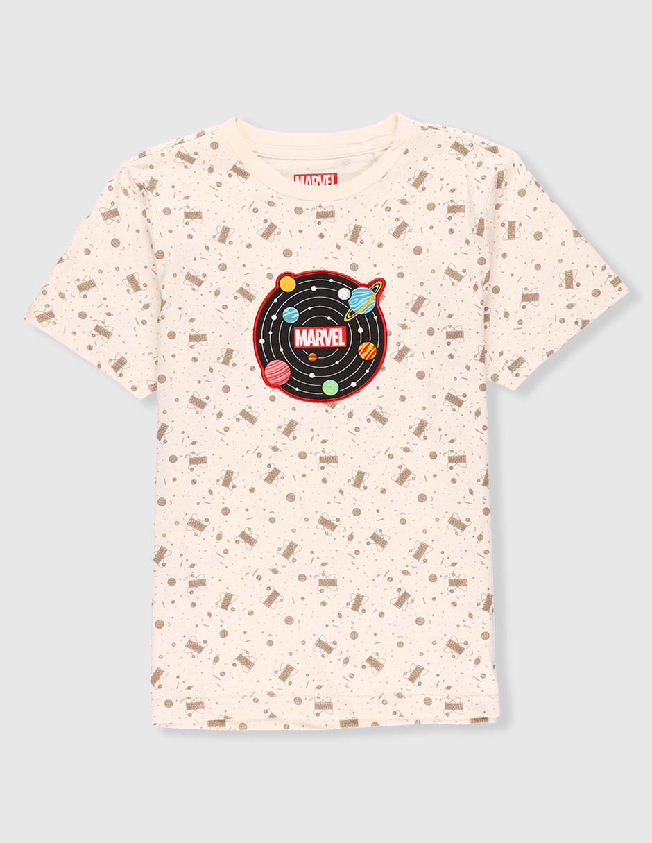 Playera Marvel Dtr Marvel manga corta para niño