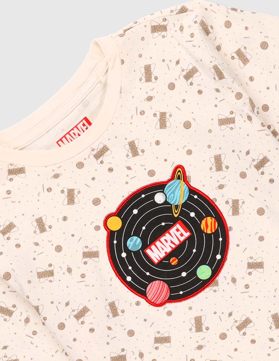 Playera Marvel Dtr Marvel manga corta para niño