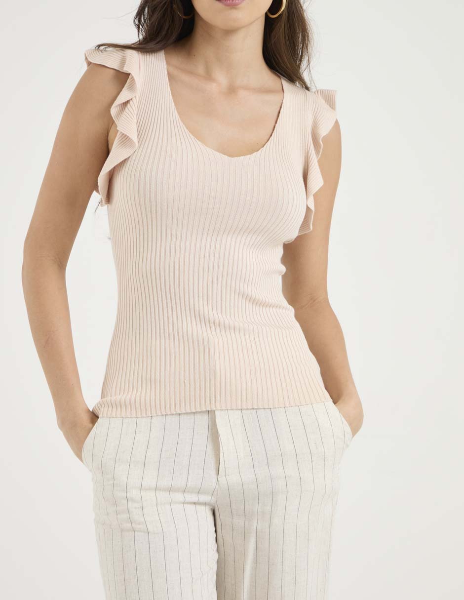 Blusa Metropolis manga corta para mujer