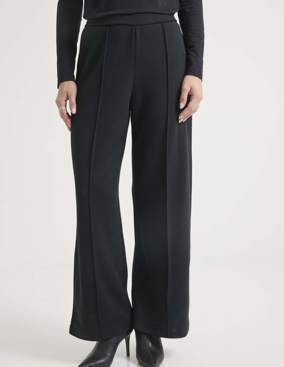 Pantalón de vestir wide leg para mujer