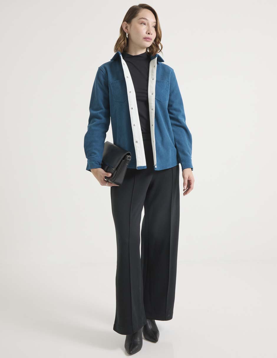 Pantalón de vestir Metropolis wide leg para mujer
