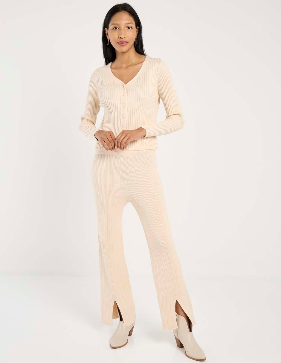 Suéter Metropolis cuello V para mujer
