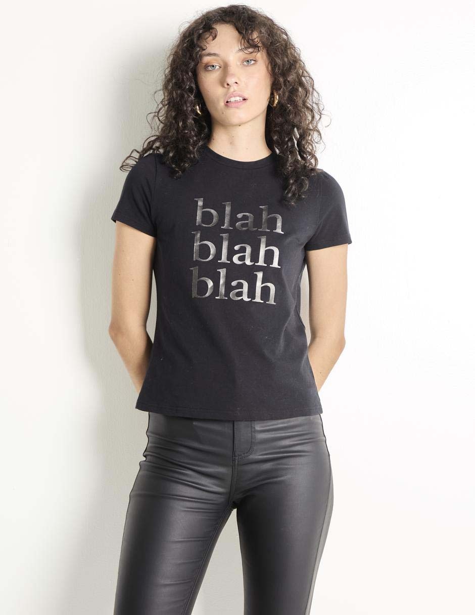 Playera manga corta cuello redondo mujer Playera manga corta cuello redondo mujer
