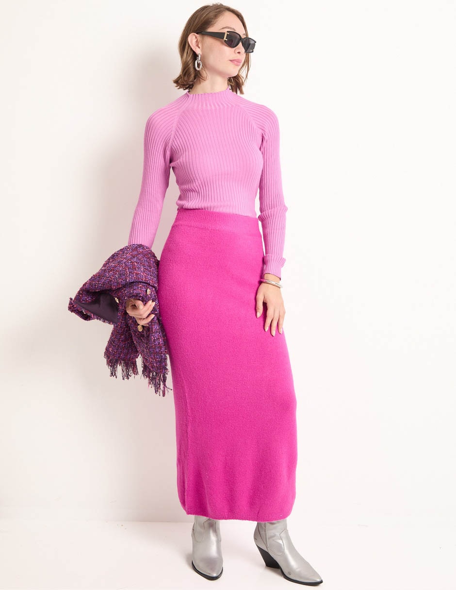 Suéter cuello alto para mujer 4