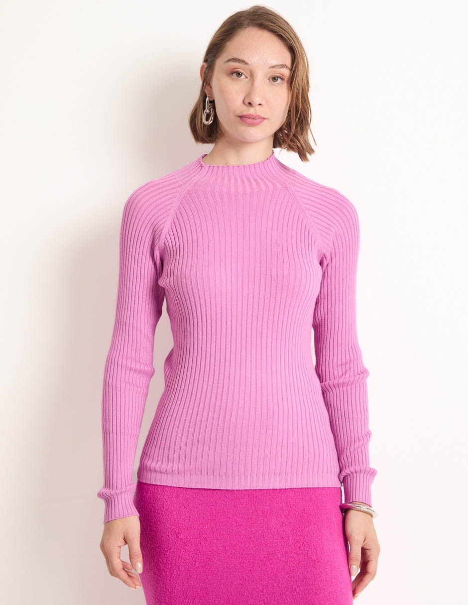 Suéter cuello alto para mujer 2