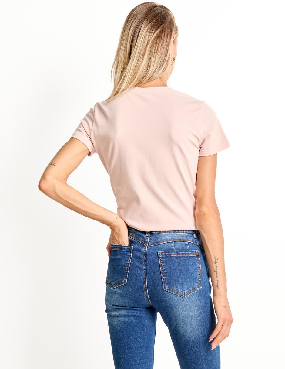 Playera manga corta cuello redondo mujer 5