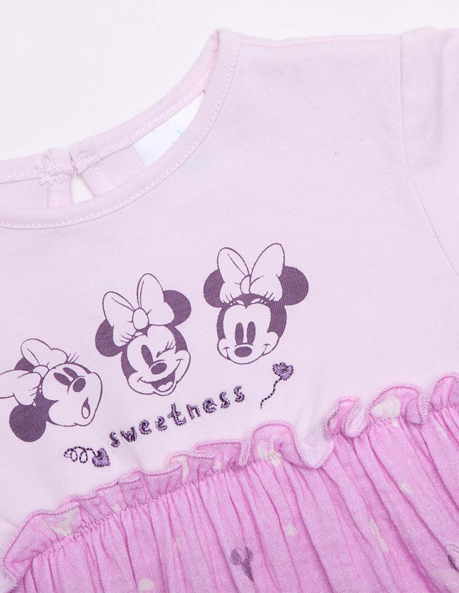 Vestido Disney Dtr Disney manga regular para bebé niña