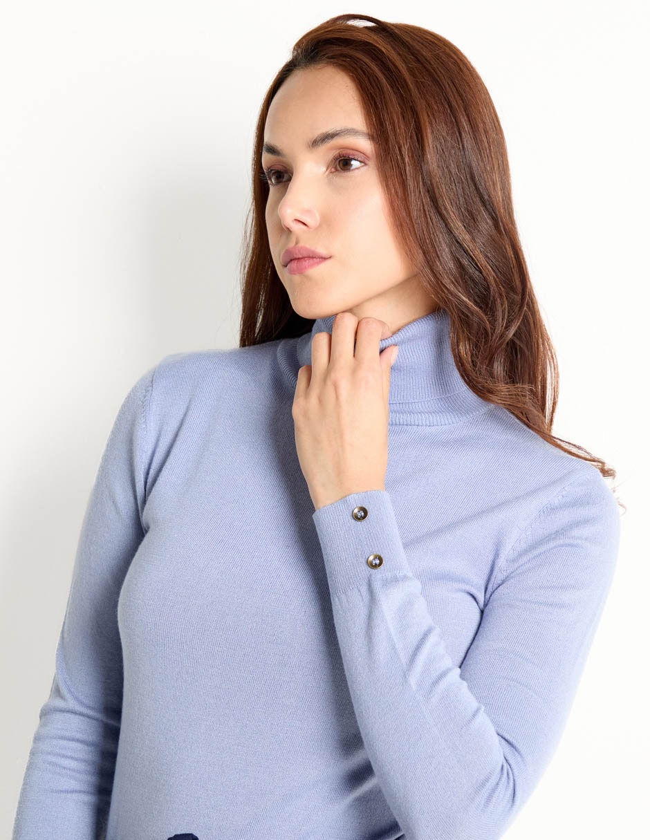 Suéter cuello tortuga para mujer 3