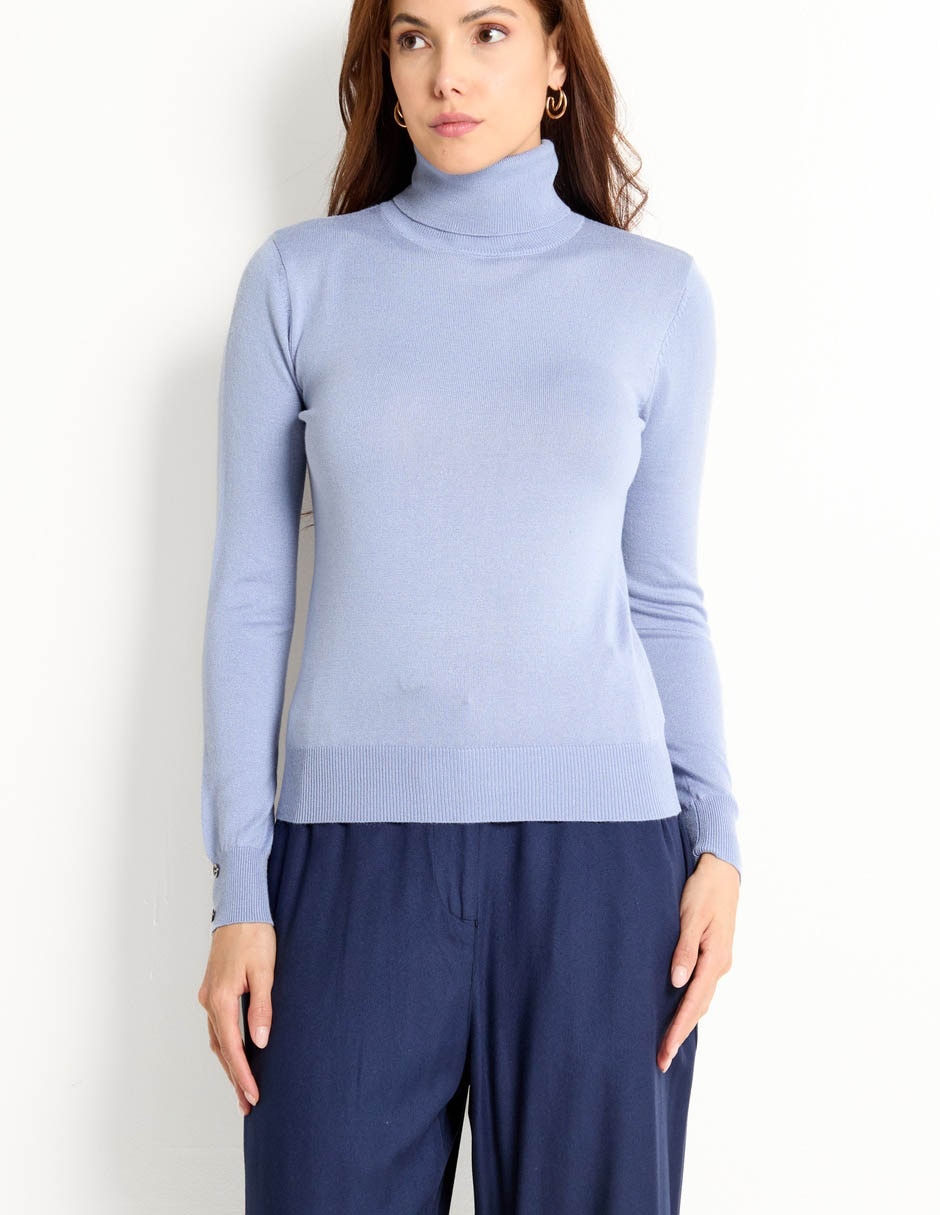 Suéter cuello tortuga para mujer 2