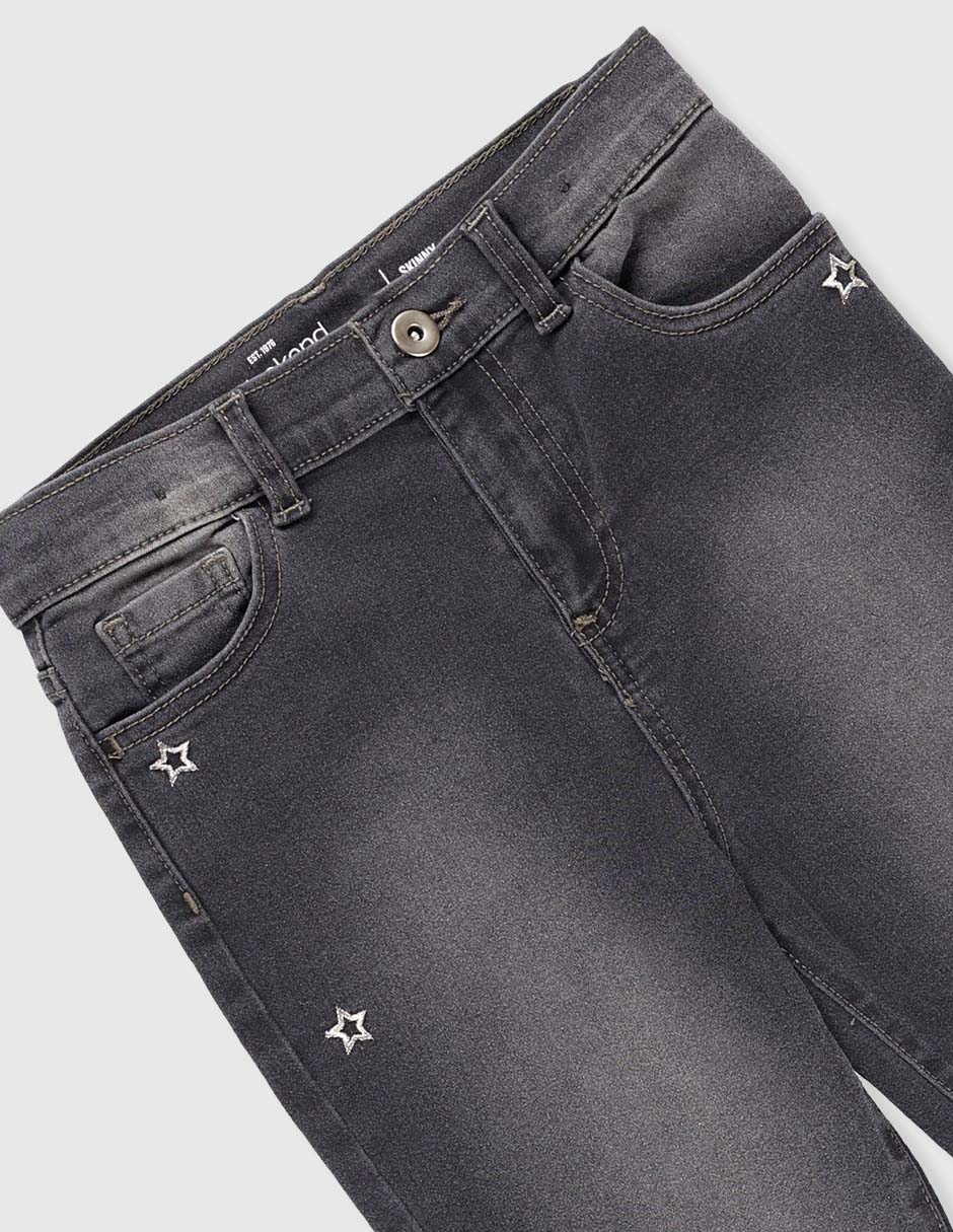 Jeans straight para niña 6