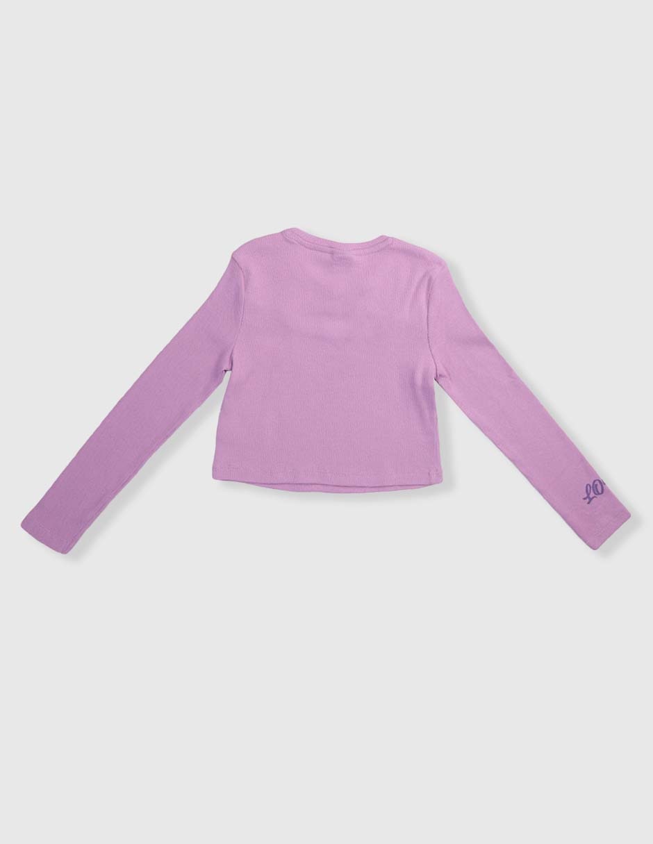 Playera manga larga para niña 2