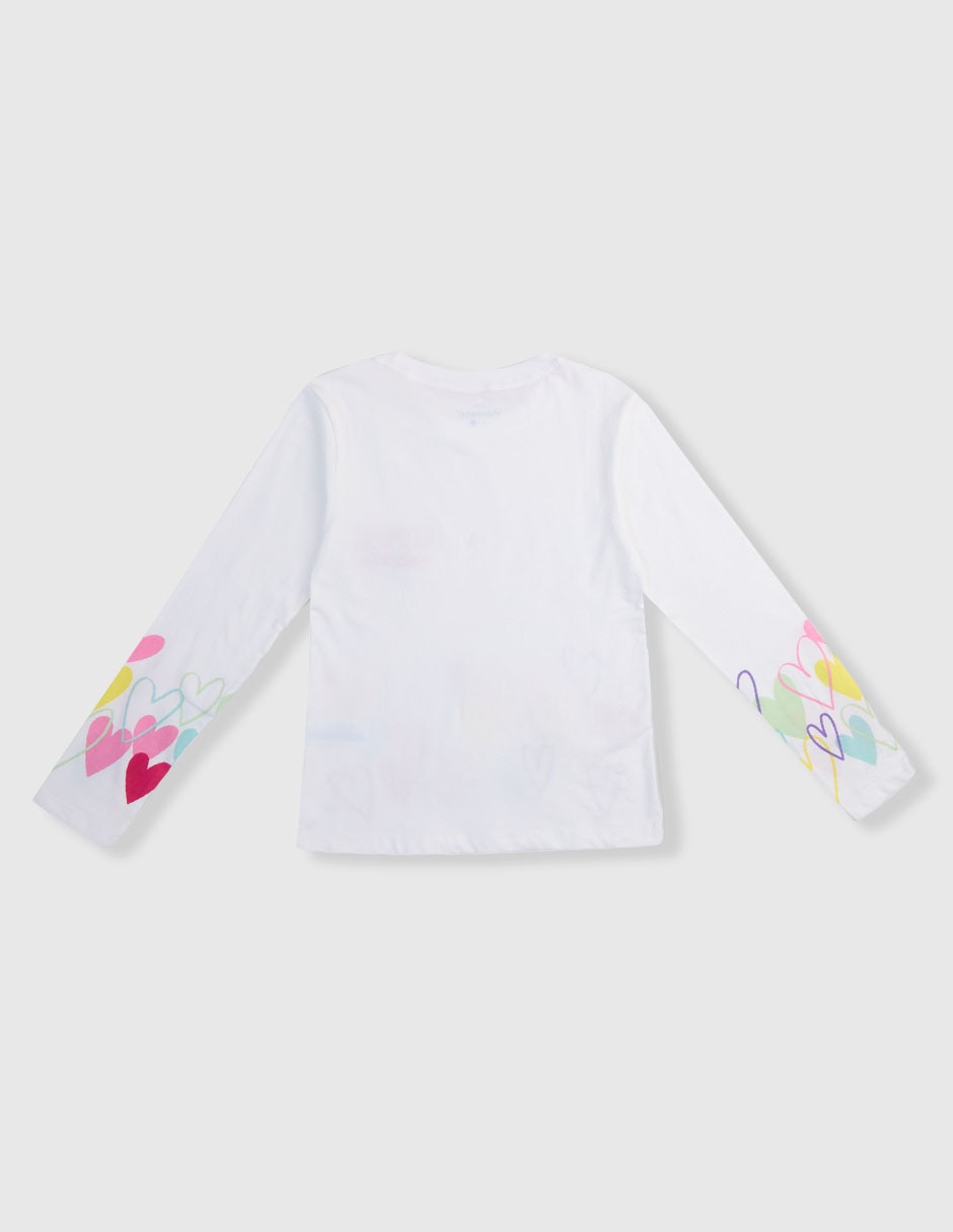Playera manga larga para niña 5